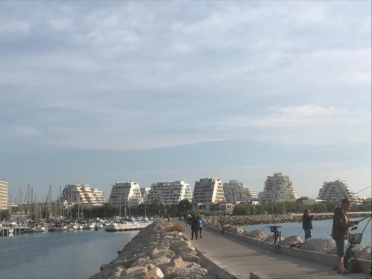 Studio 2-3 Pers Parking Clim Vue Port Et Mer La Grande-Motte Exterior foto