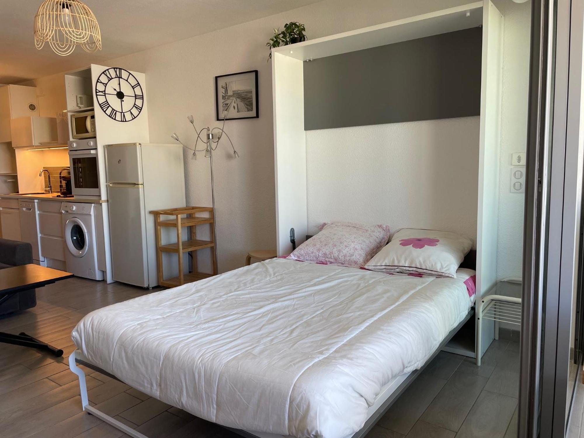 Studio 2-3 Pers Parking Clim Vue Port Et Mer La Grande-Motte Exterior foto