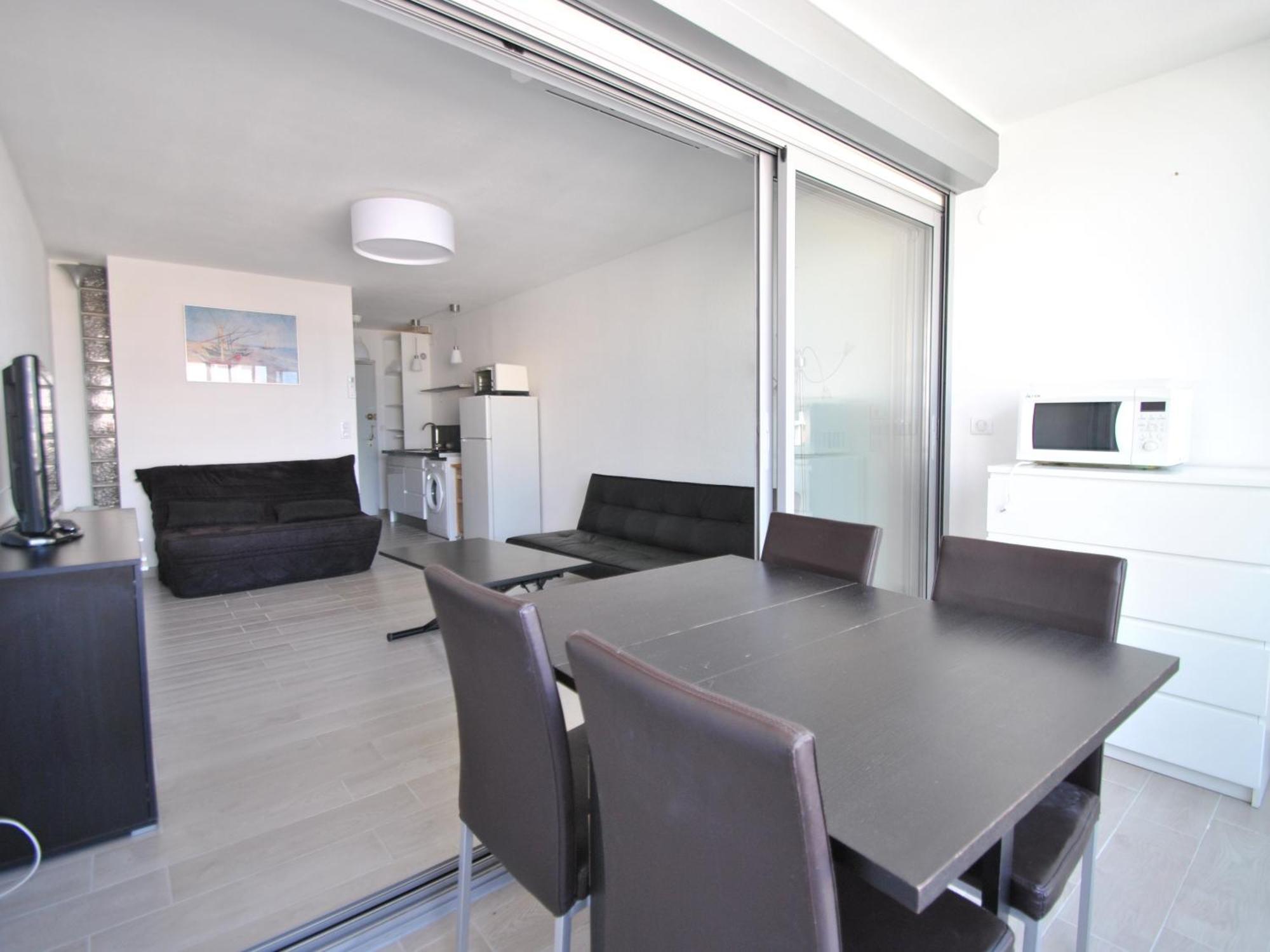Studio 2-3 Pers Parking Clim Vue Port Et Mer La Grande-Motte Quarto foto